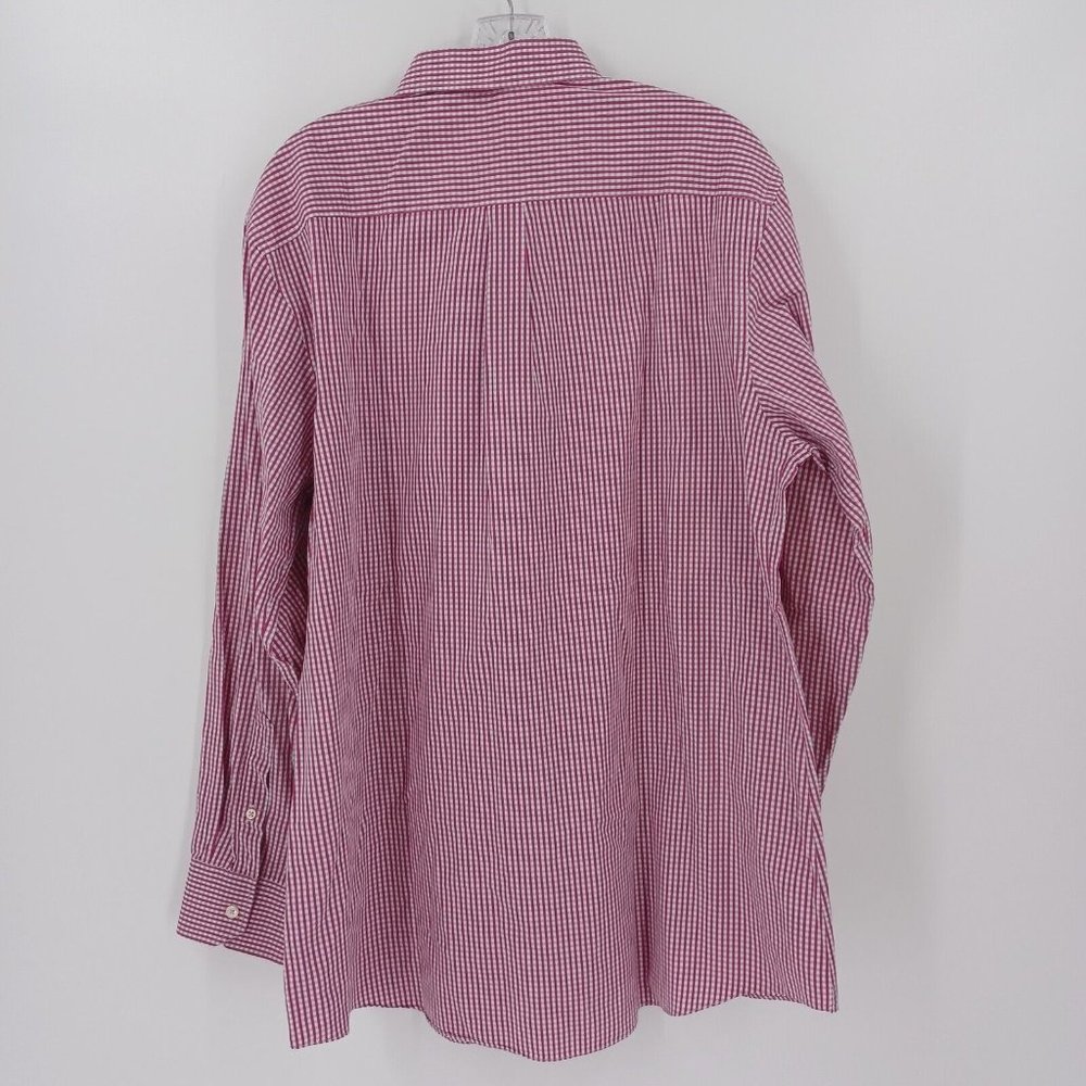 J. HILBURN XL 48in Chest Multi Plaid Button Up Down Shirt Collard Dress Business - Picture 9 of 16